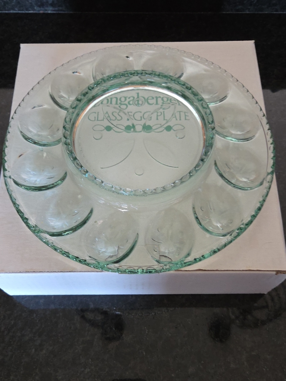 Longaberger Egg Plate